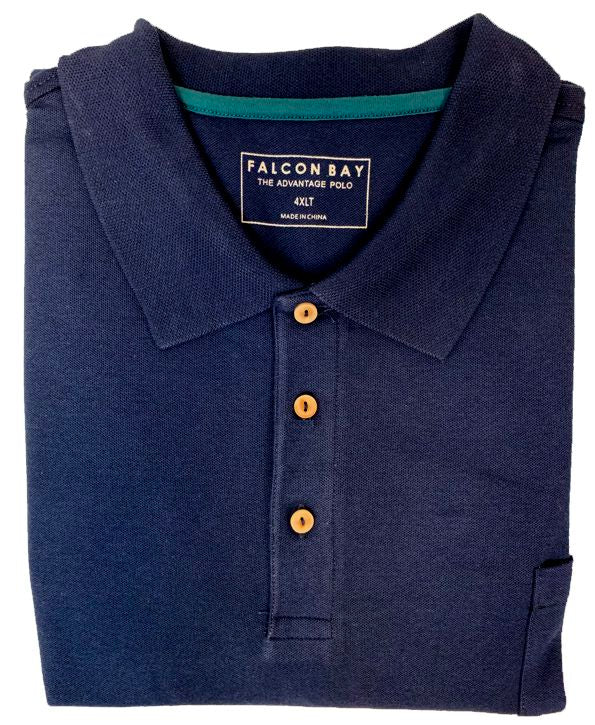 Falcon Bay Poly/cotton Pique Polo With Pocket-4