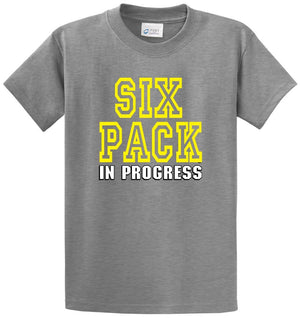 Six Pack In Progress Printed Tee Shirt
