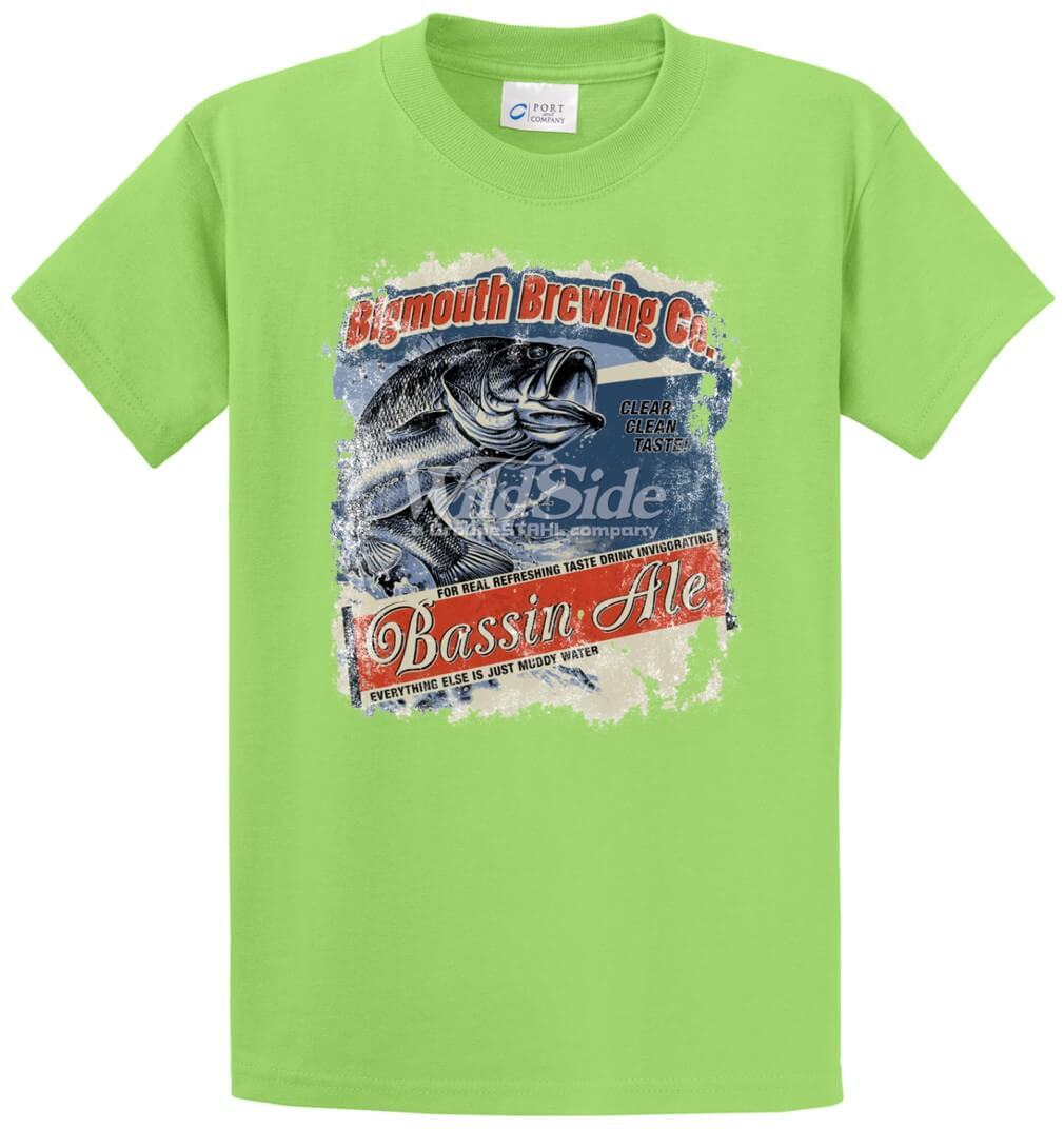 Bassin Ale - Bigmouth Brewing Co. Printed Tee Shirt-1
