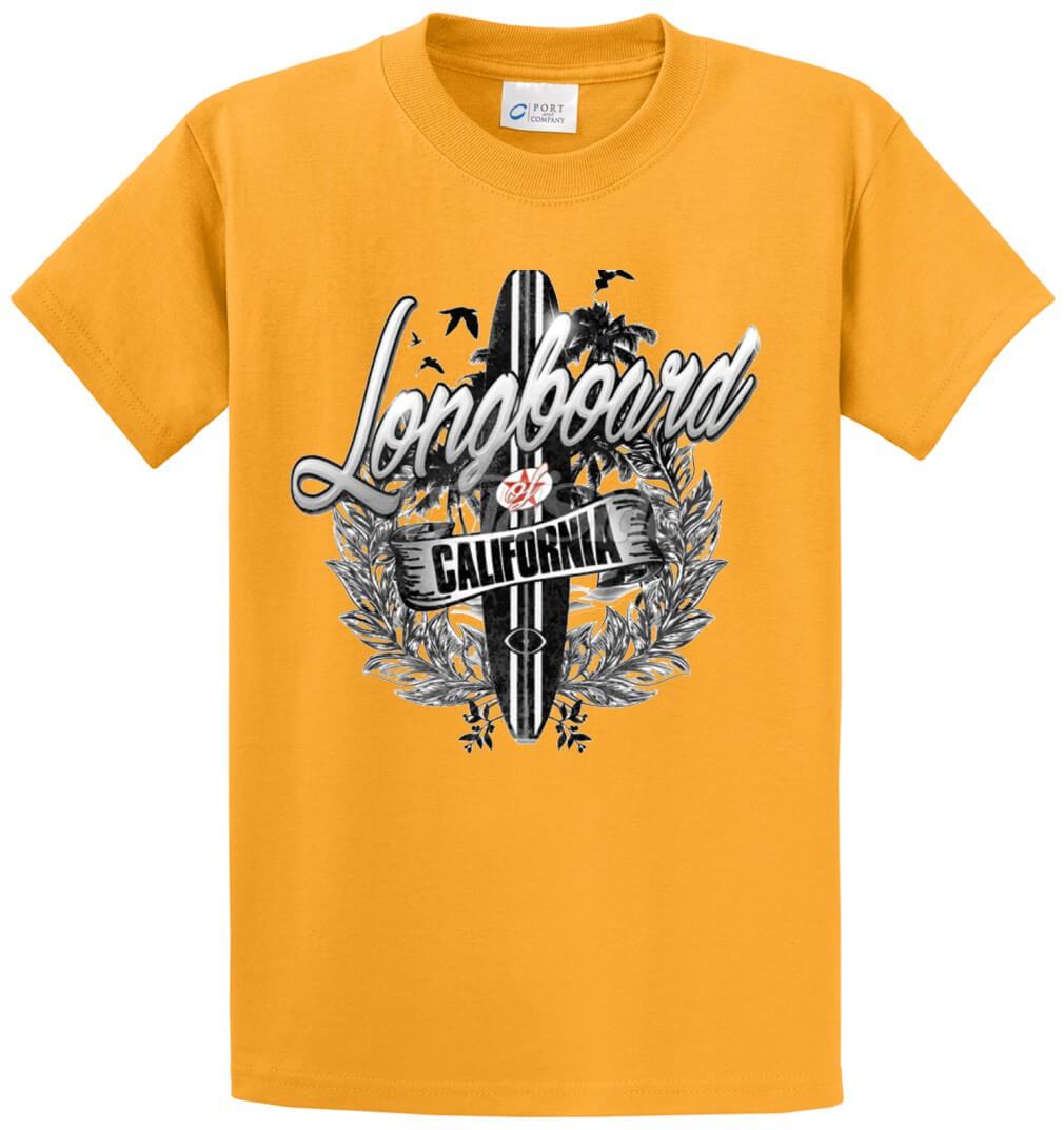 Longboard Of California Printed Tee Shirt-1