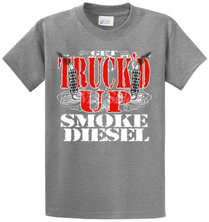 Get TruckD Up Smoke Diesel Printed Tee Shirt