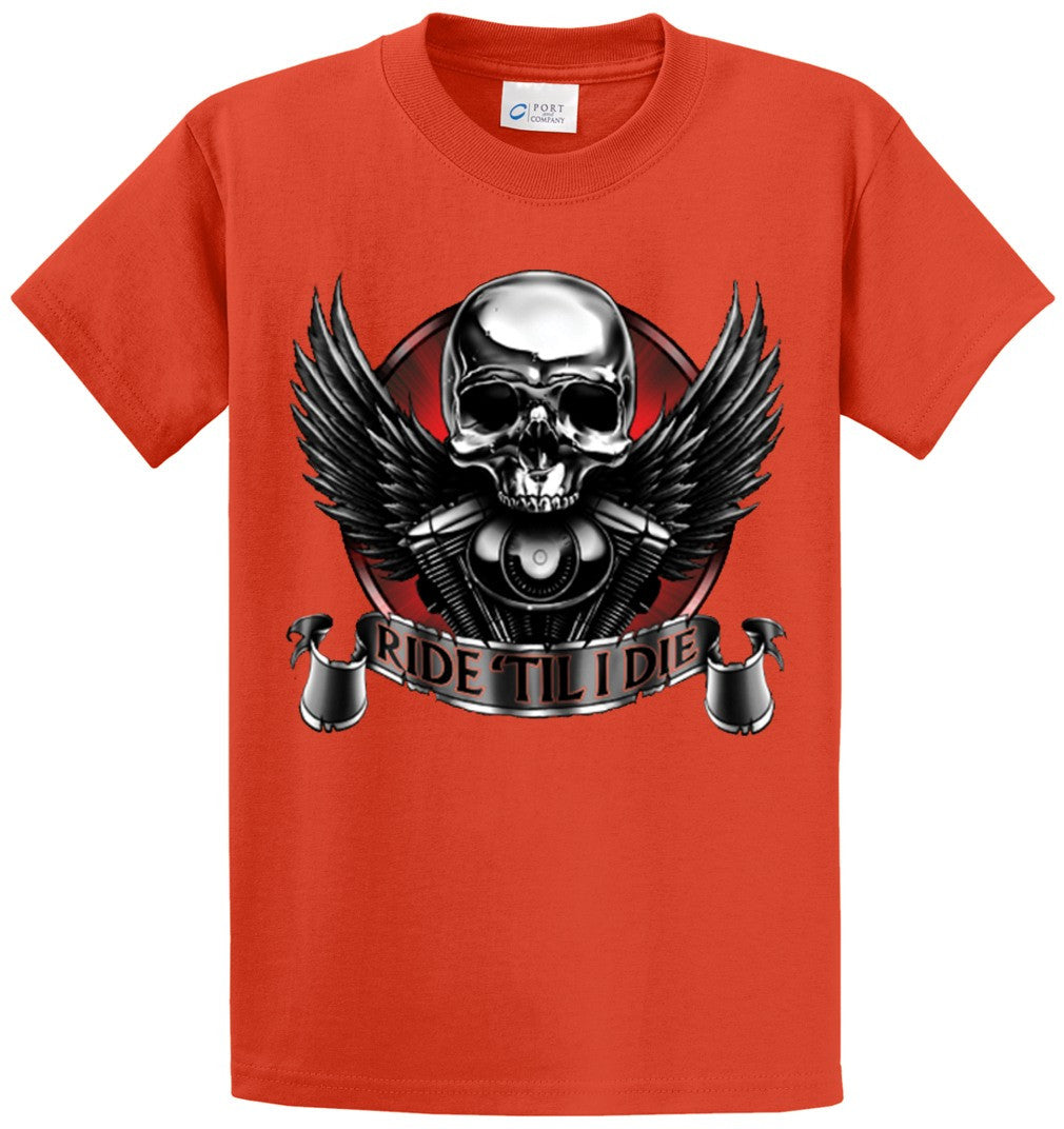 Ride Till I Die Printed Tee Shirt-1