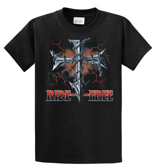 Ride Free Printed Tee Shirt-1