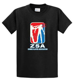 ZSA-Zombie Slayer Association Printed Tee Shirt