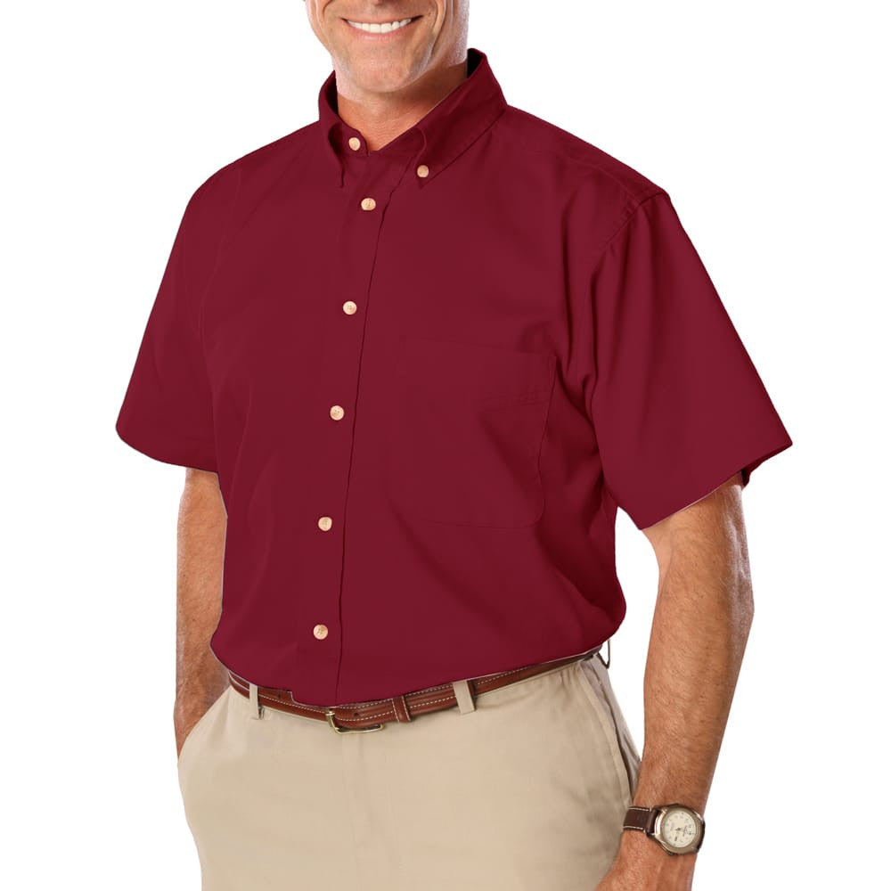 Blue Generation Men's Short Sleeve Cotton Twill Shirt SM-7XL-12