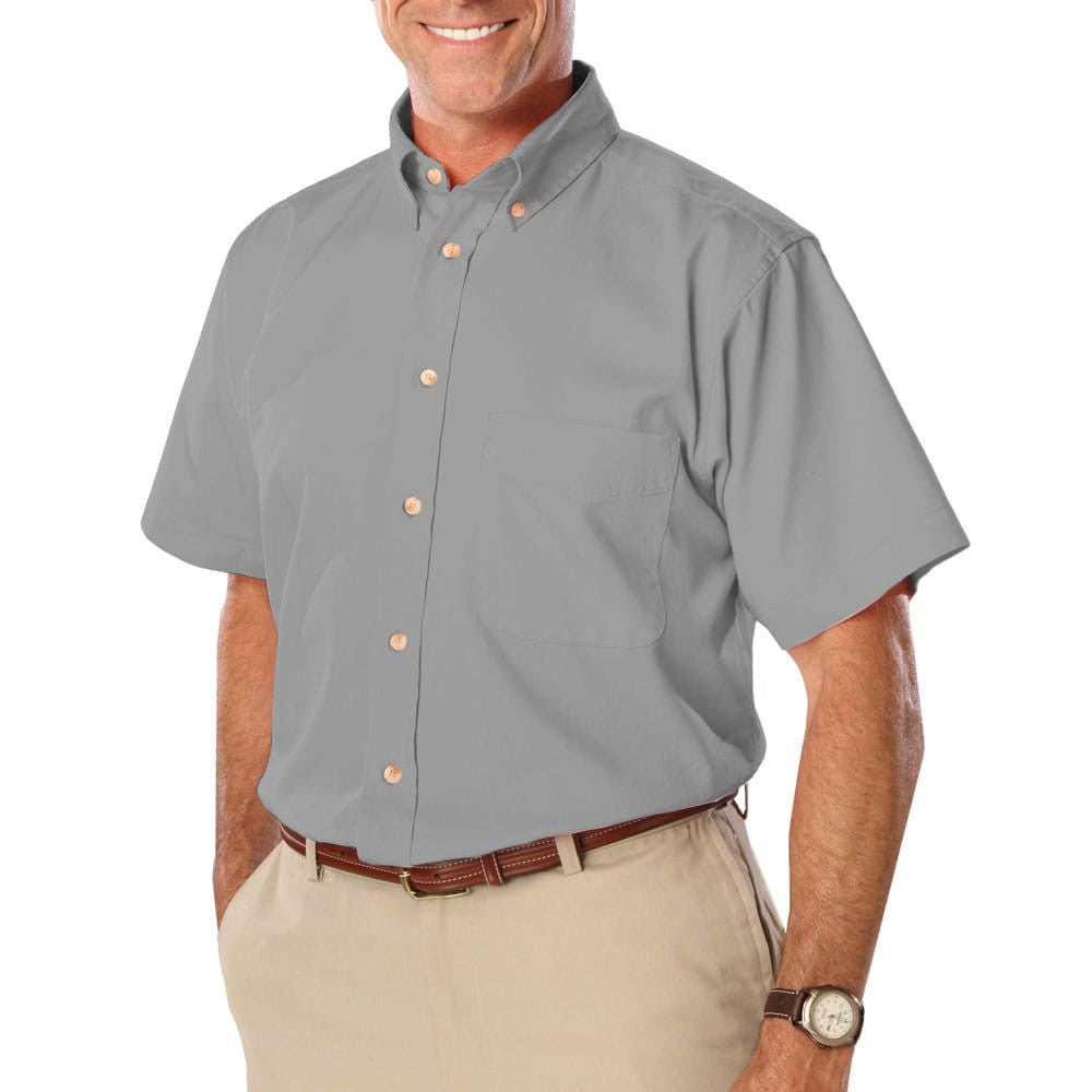 Blue Generation Men's Short Sleeve Cotton Twill Shirt SM-7XL-9