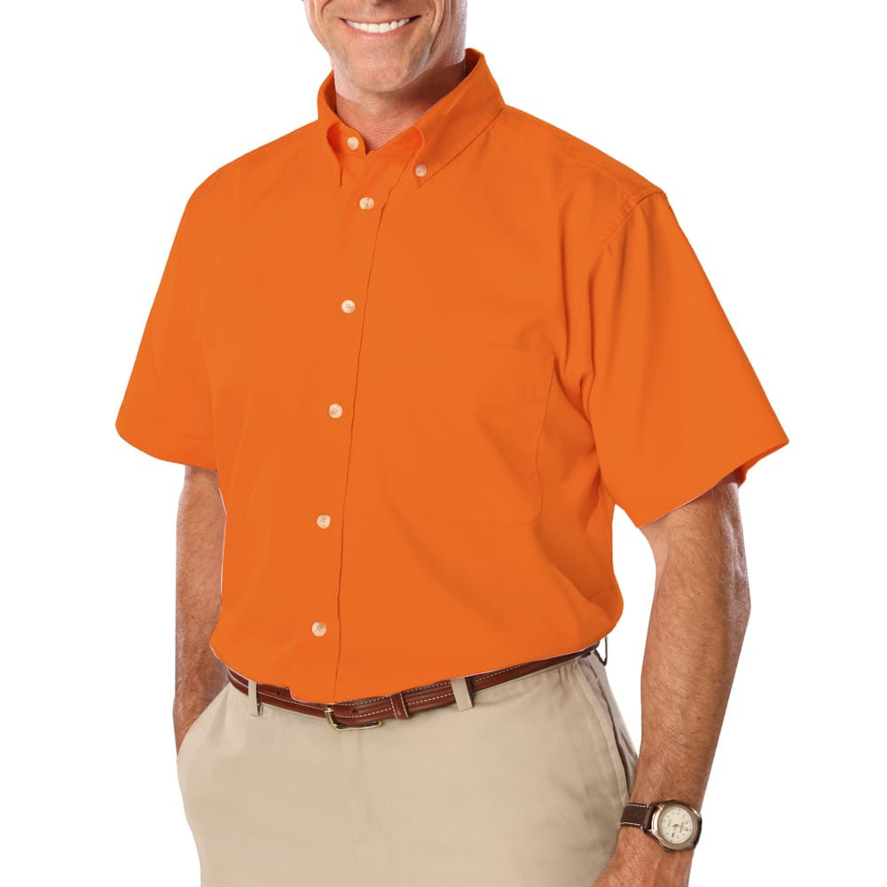 Blue Generation Men's Short Sleeve Cotton Twill Shirt SM-7XL-15