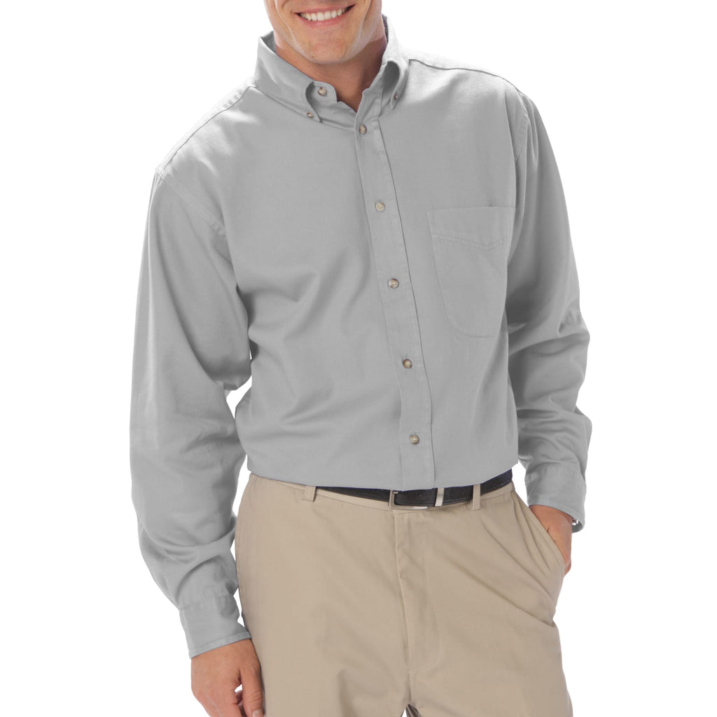 Blue Generation Men's Long Sleeve Cotton Twill Shirt SM-8XL-12