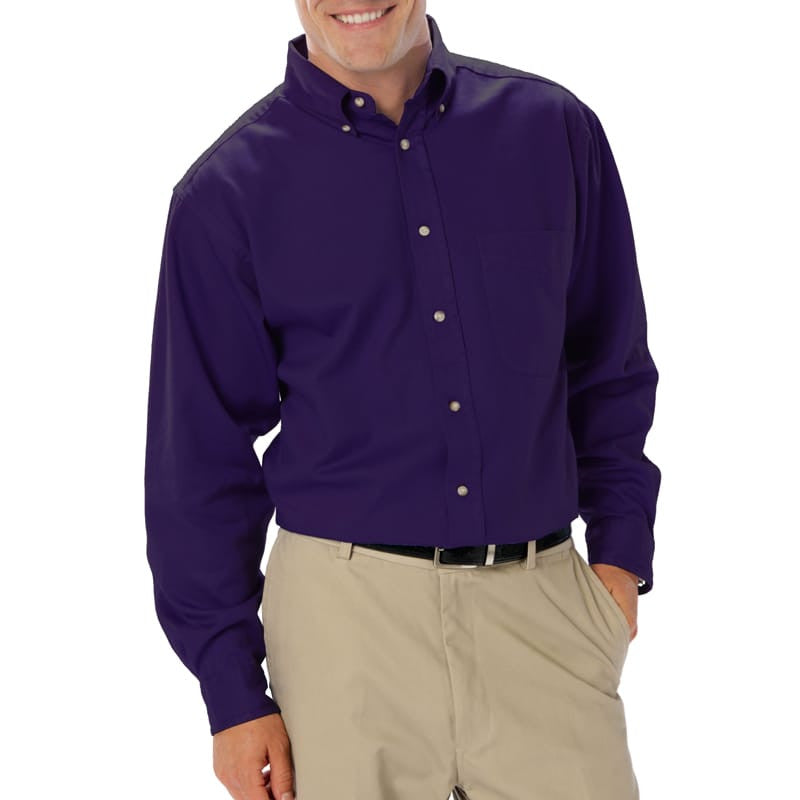 Blue Generation Men's Long Sleeve Cotton Twill Shirt SM-8XL-16