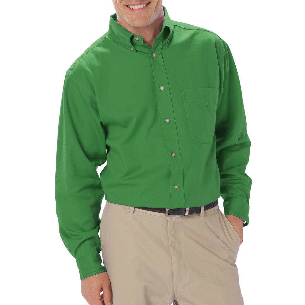 Blue Generation Men's Long Sleeve Cotton Twill Shirt SM-8XL-14