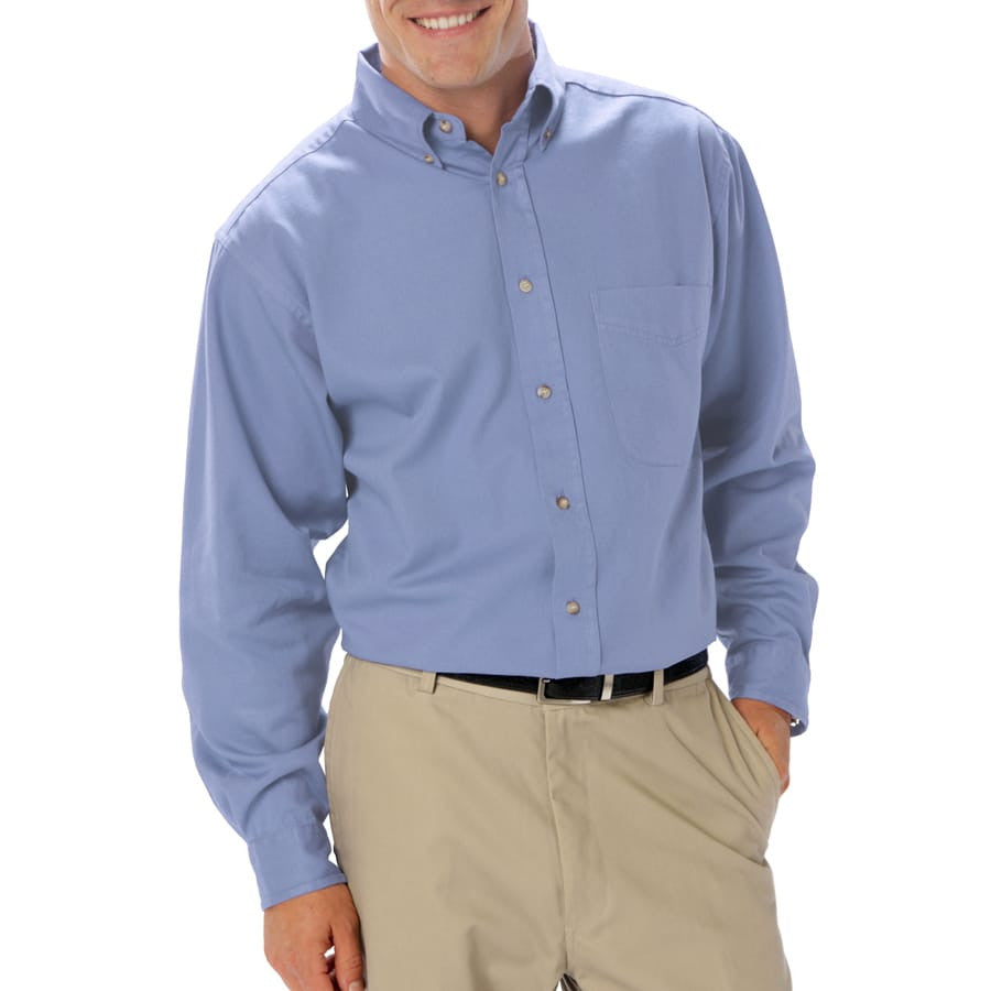 Blue Generation Men's Long Sleeve Cotton Twill Shirt SM-8XL-17