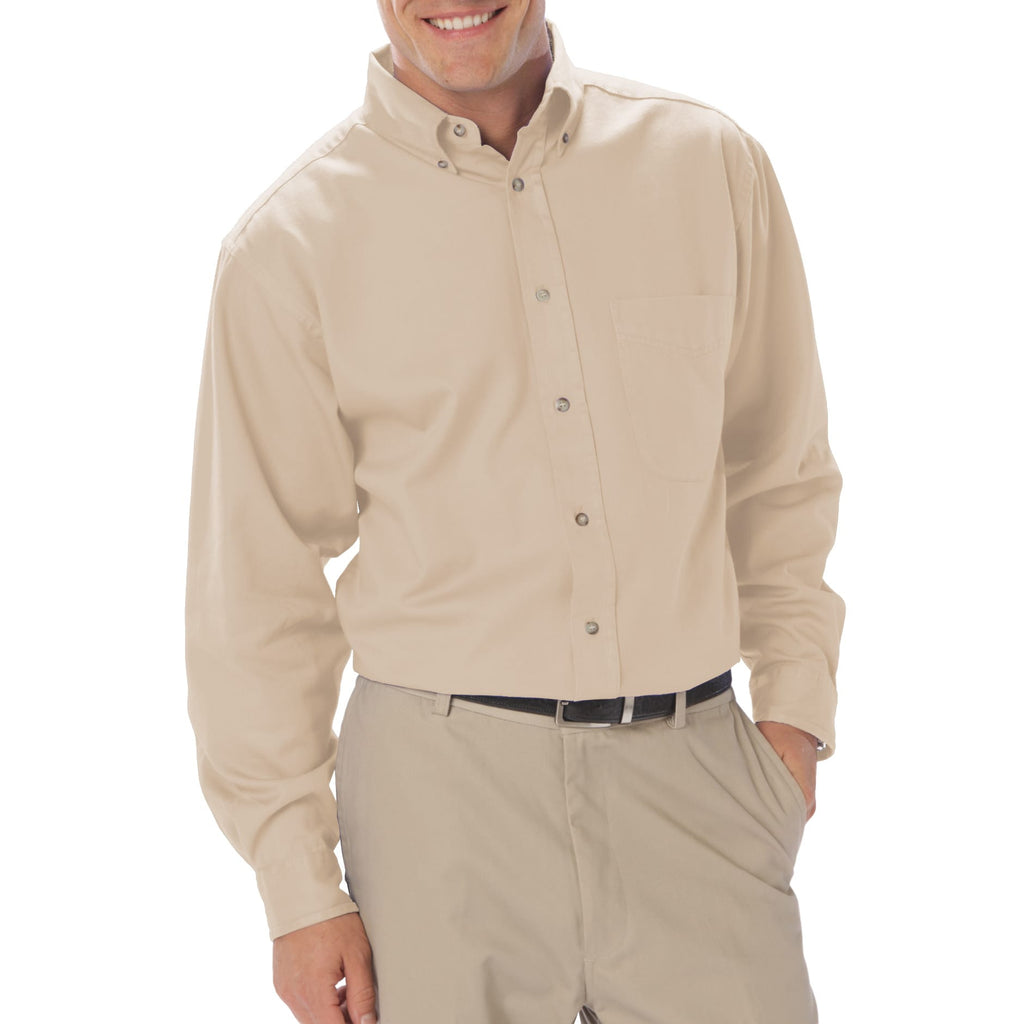 Blue Generation Men's Long Sleeve Cotton Twill Shirt SM-8XL-18