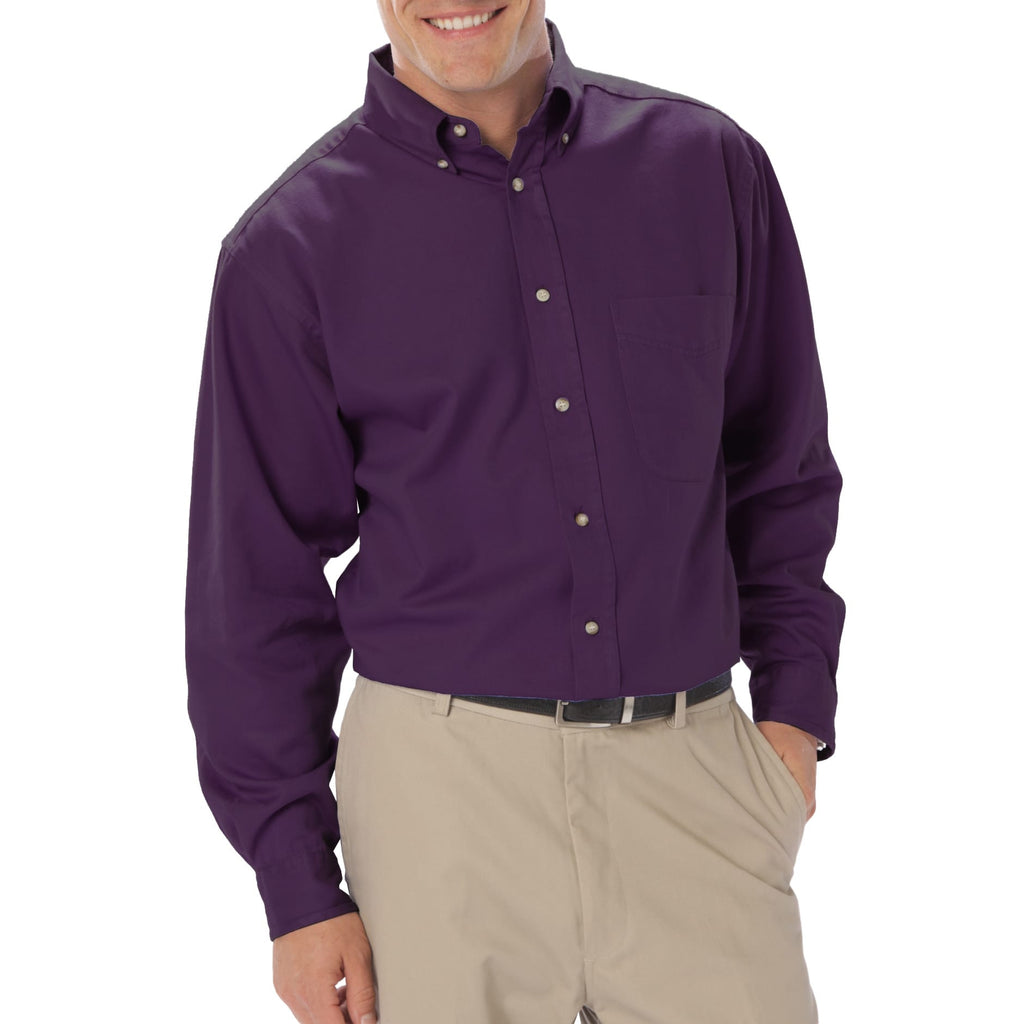 Blue Generation Men's Long Sleeve Cotton Twill Shirt SM-8XL-22