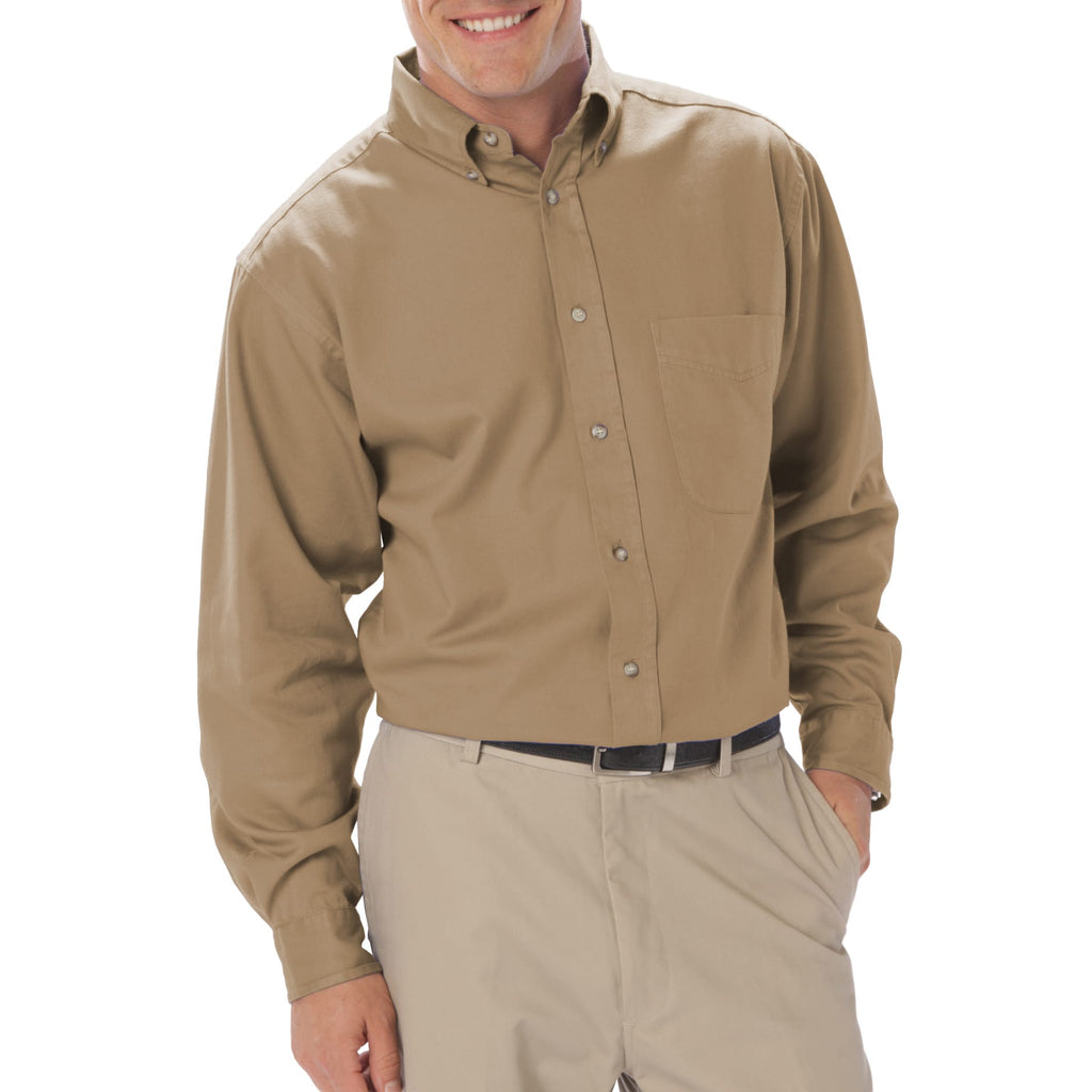 Blue Generation Men's Long Sleeve Cotton Twill Shirt SM-8XL-21