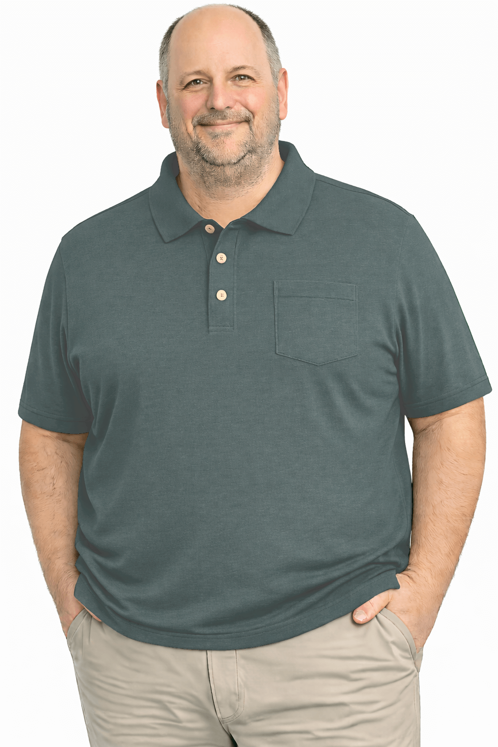 Falcon Bay Poly/cotton Pique Polo With Pocket-5