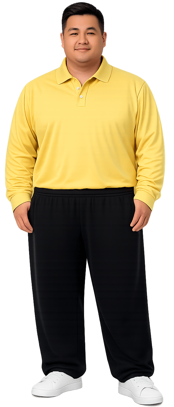 big and tall sweatpants black