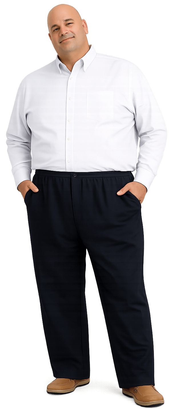 Falcon Bay Men's Full Elastic Casual Pant-3