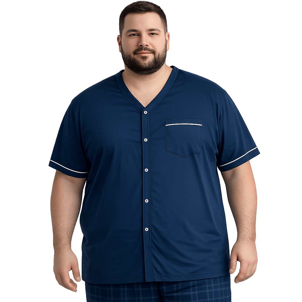 Men's Jersey Knit Button Front Pajama Top - NOW 25% OFF LISTED PRICE!