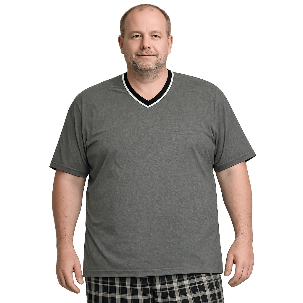 Men's Jersey Knit Vneck Pajama Top - NOW 25% OFF LISTED PRICE!-2