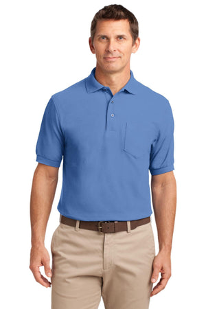Port Authority Men's TALL Silk Touch Polo Shirt With Pocket
