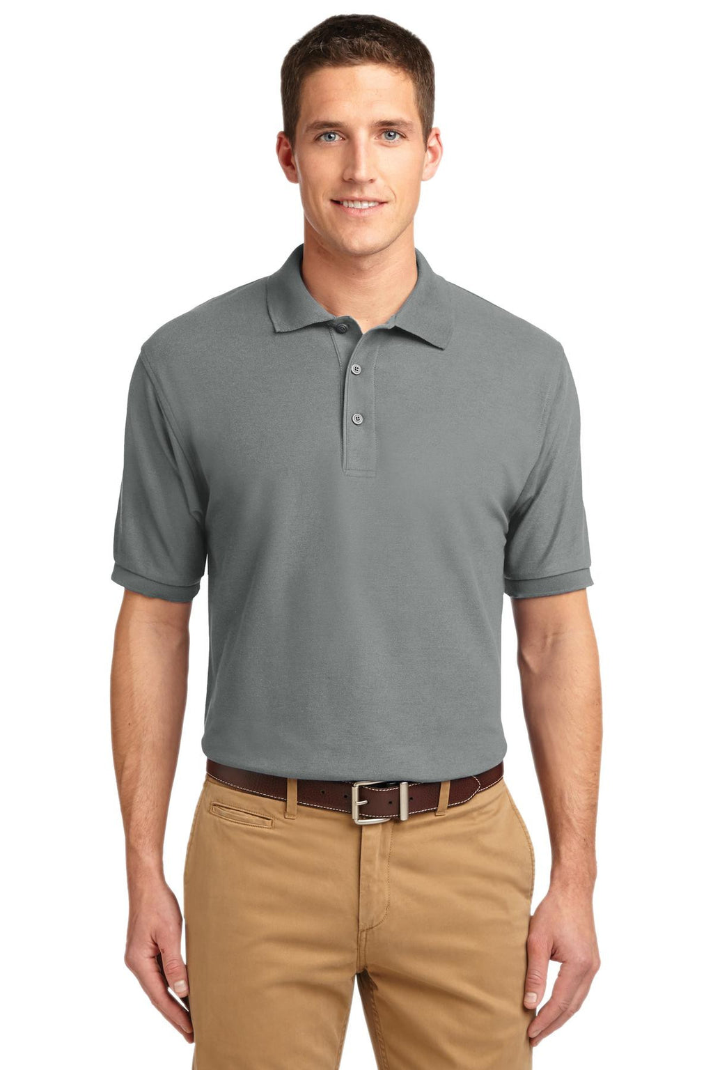 Port Authority Men's Silk Touch Polo Shirt BIG and REGULAR SIZES-1