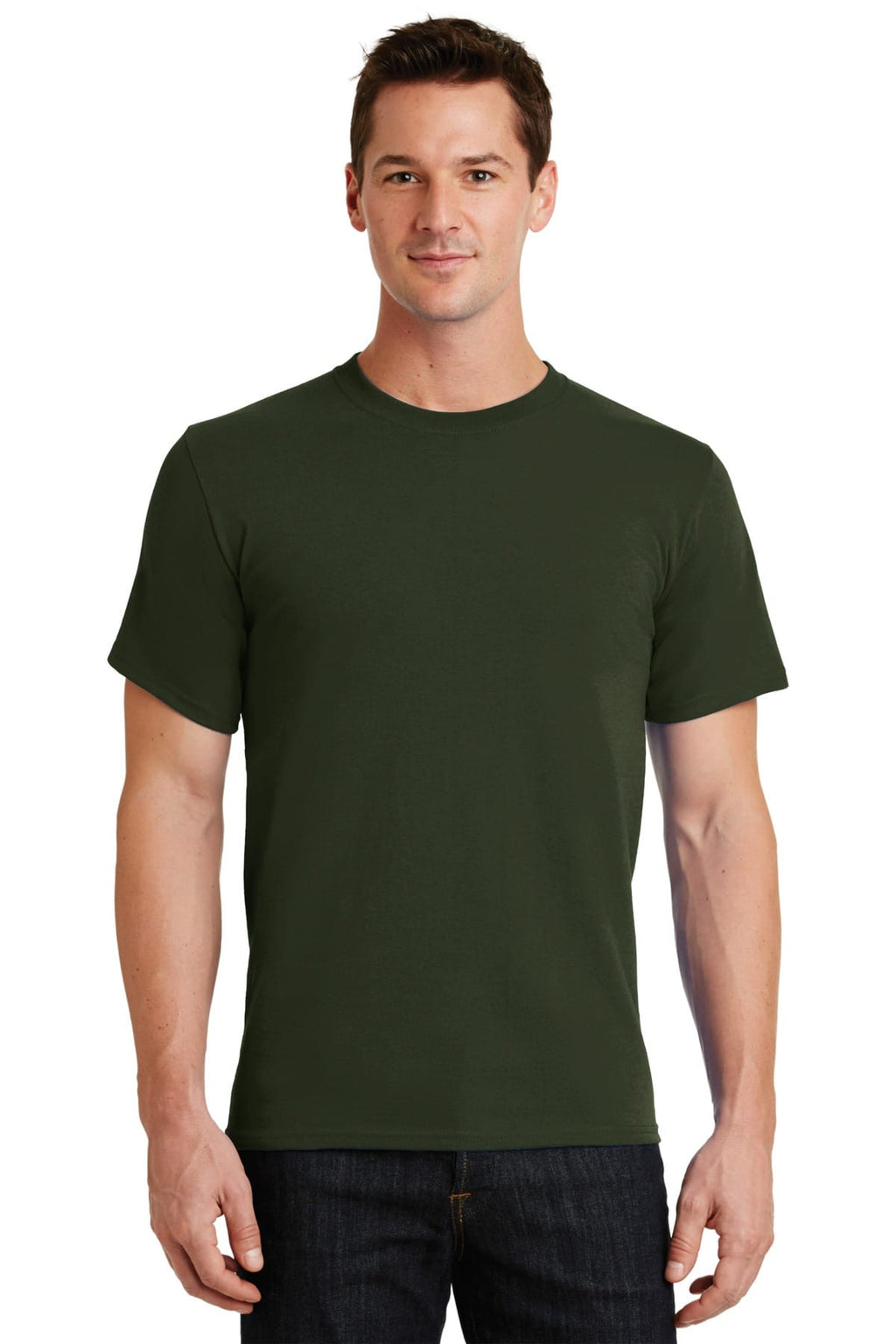 Port & Company Heavyweight Cotton Tall Crew Tee Shirt LT-4XT-21