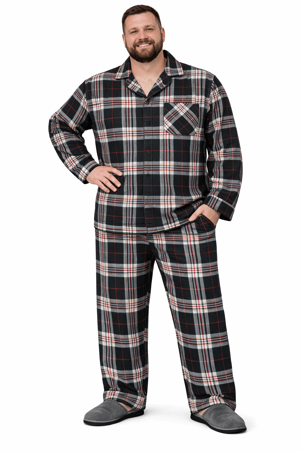 Men's Plaid Flannel Pajama Set - NOW 25% OFF LISTED PRICE!-2