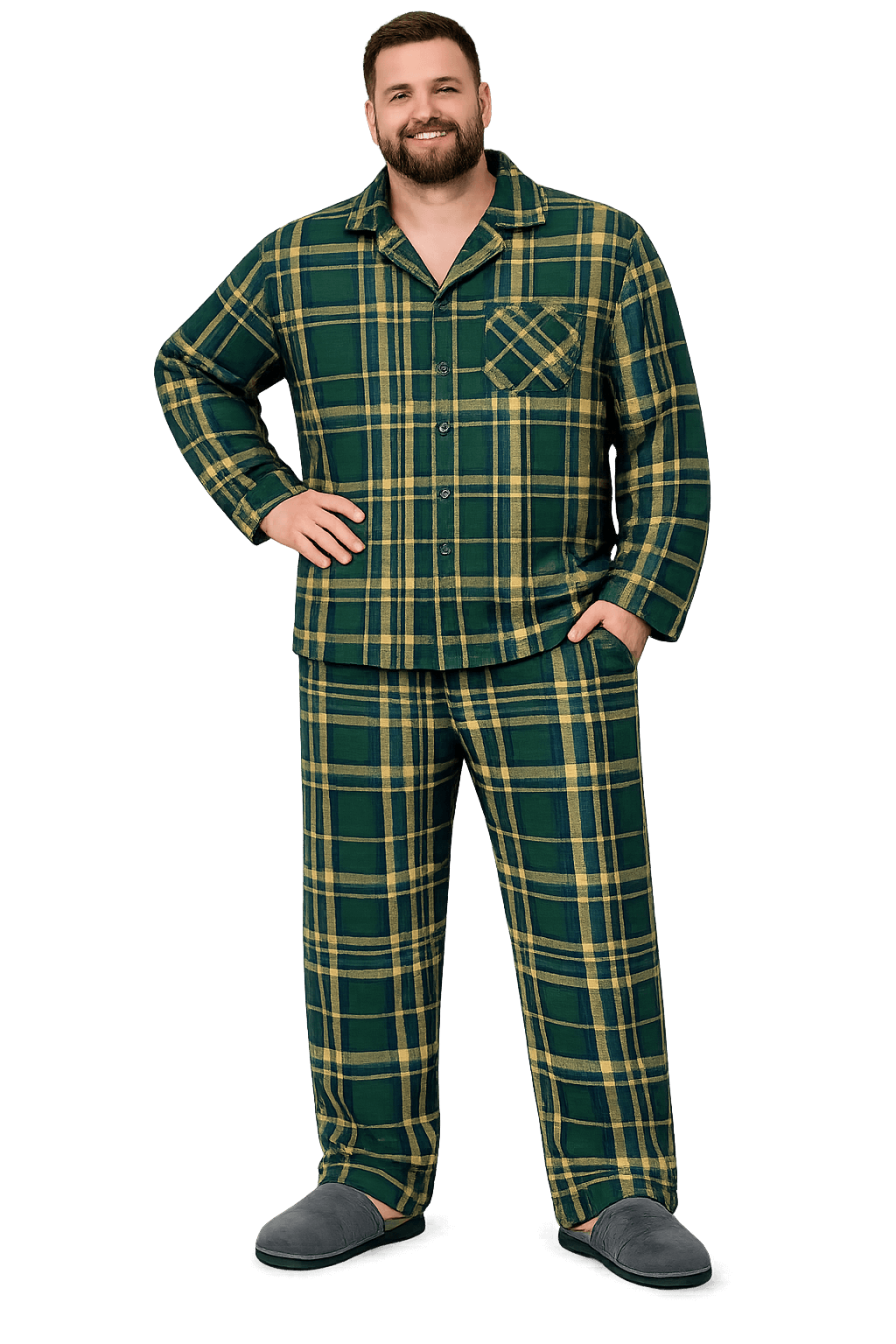 Men's Plaid Flannel Pajama Set - NOW 25% OFF LISTED PRICE!