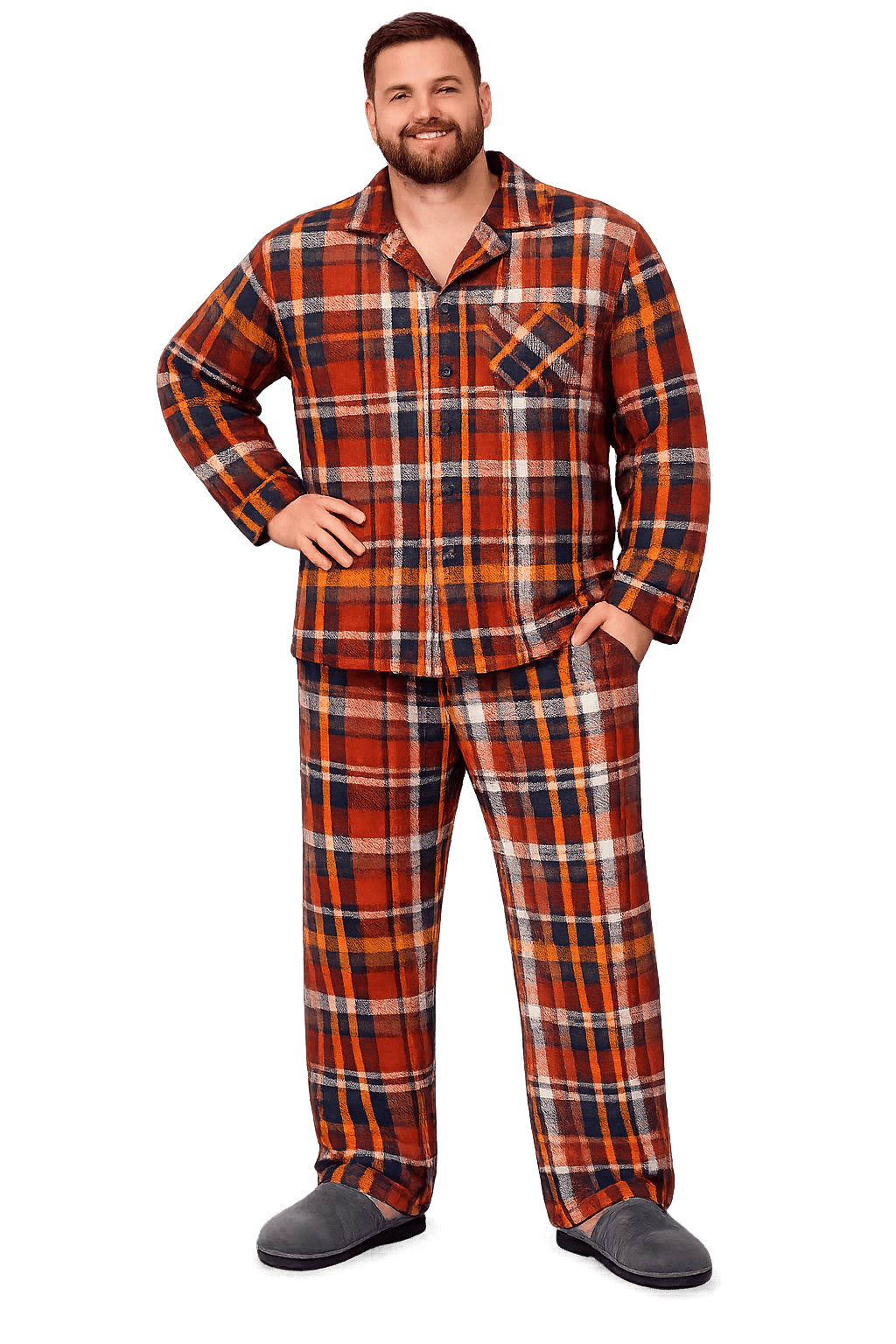 Men's Plaid Flannel Pajama Set - NOW 25% OFF LISTED PRICE!-5