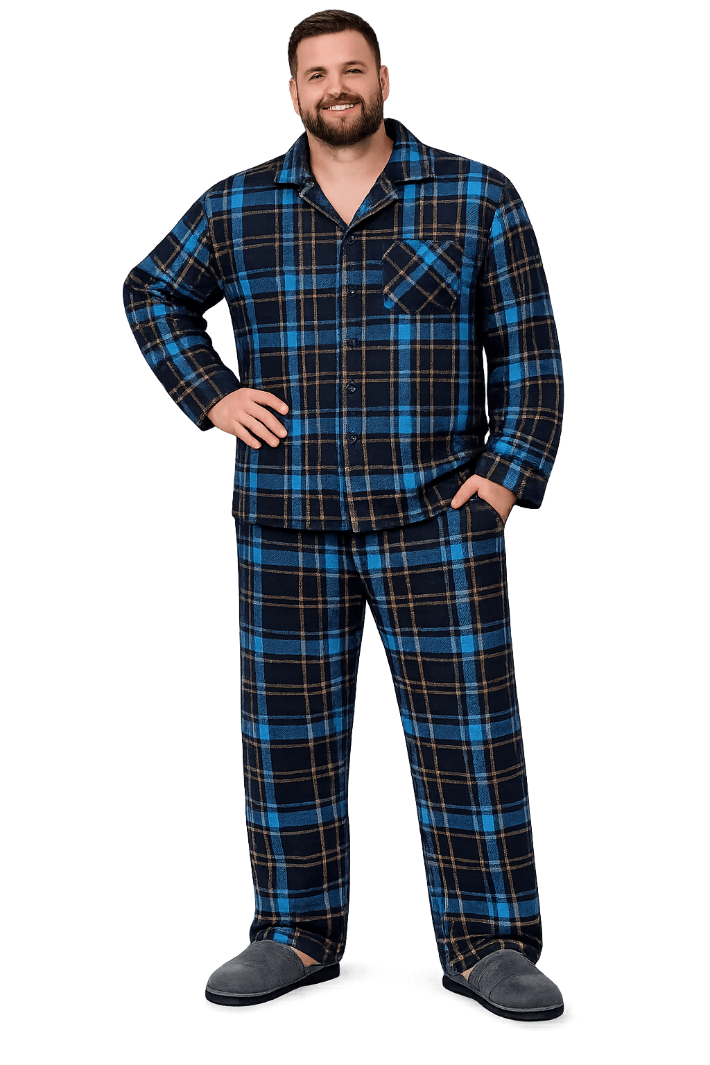 Men's Plaid Flannel Pajama Set - NOW 25% OFF LISTED PRICE!-6