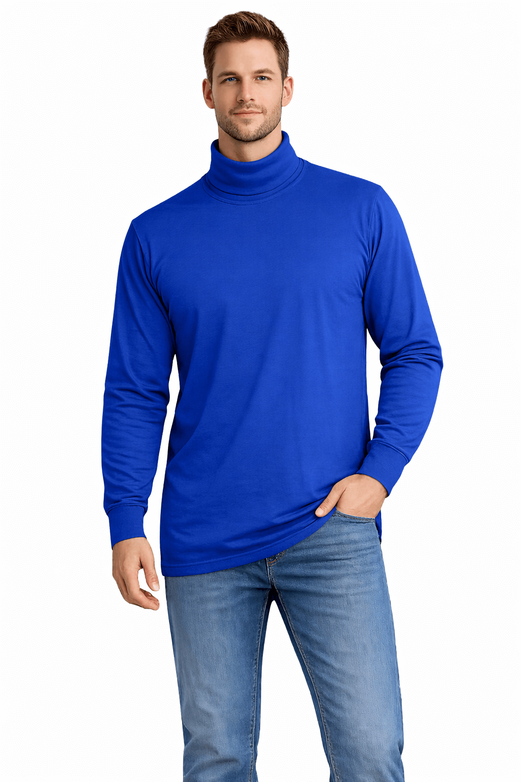 Sovereign USA Long Sleeve TALL Turtleneck Tee Closeout-9