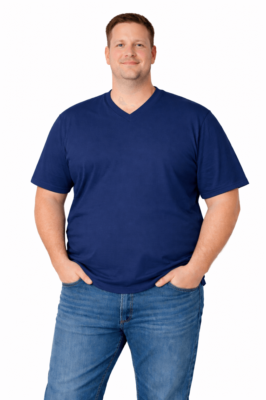 Sovereign USA 100% Cotton V-Neck Tee Closeout