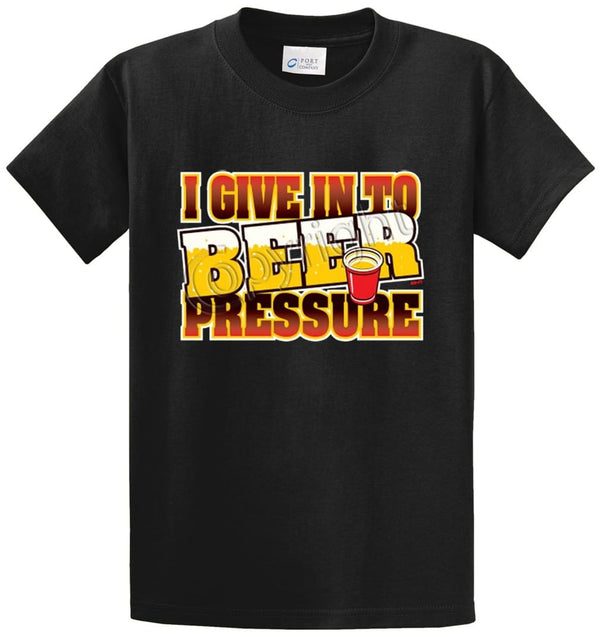 Beer Pressure Printed Tee Shirt