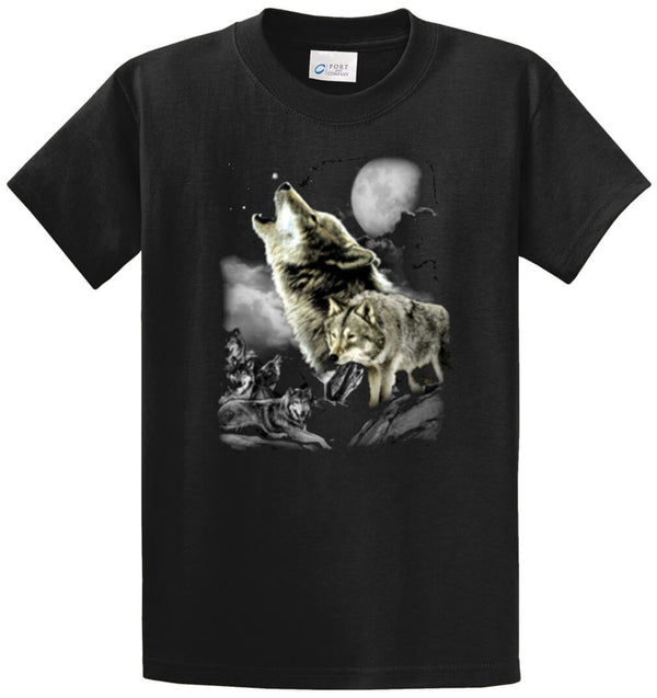 Wolf Wilderness Printed Tee Shirt