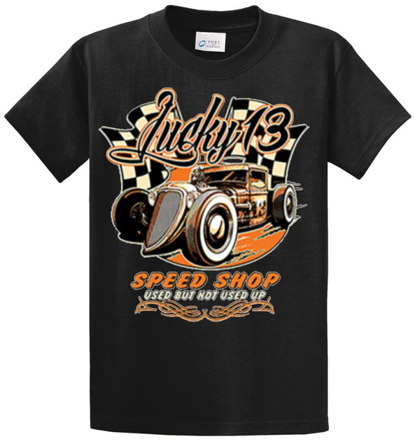 Lucky 13 Speed Shop Printed Tee Shirt