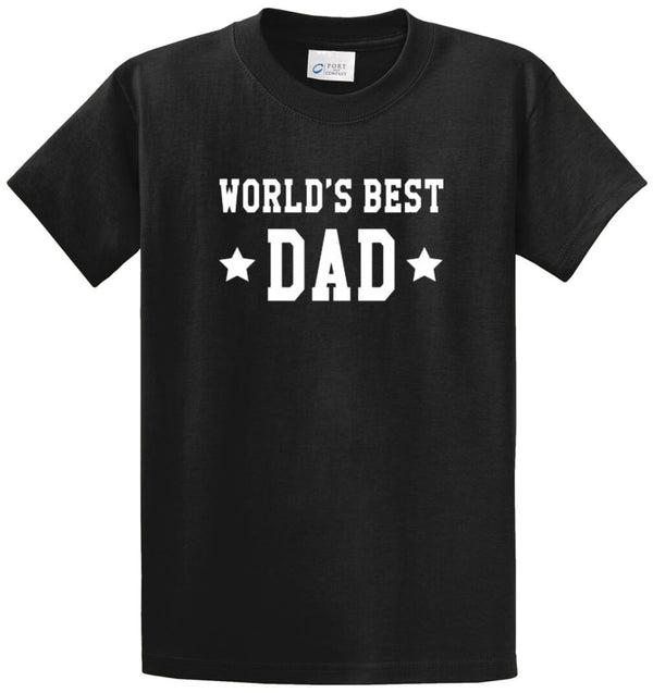 World'S Best Dad Printed Tee Shirt