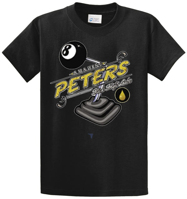 Peters Stick Shift Lube Printed Tee Shirt