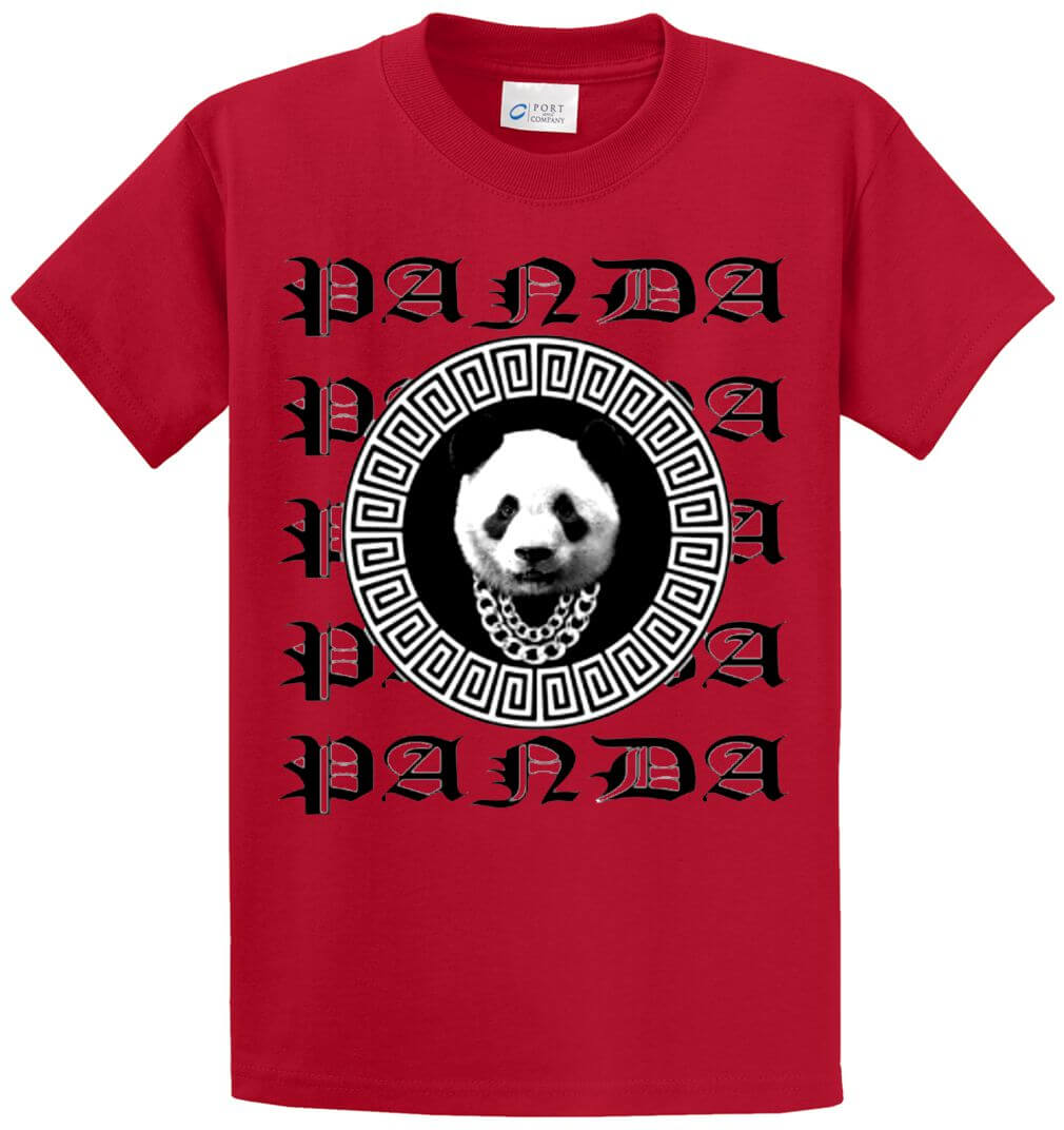 Panda Printed Tee Shirt-1