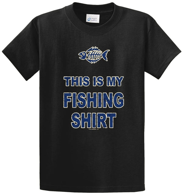 My Fishing Shirt Printed Tee Shirt