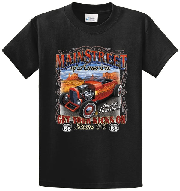 Mainstreet Of America Route 66 Printed Tee Shirt