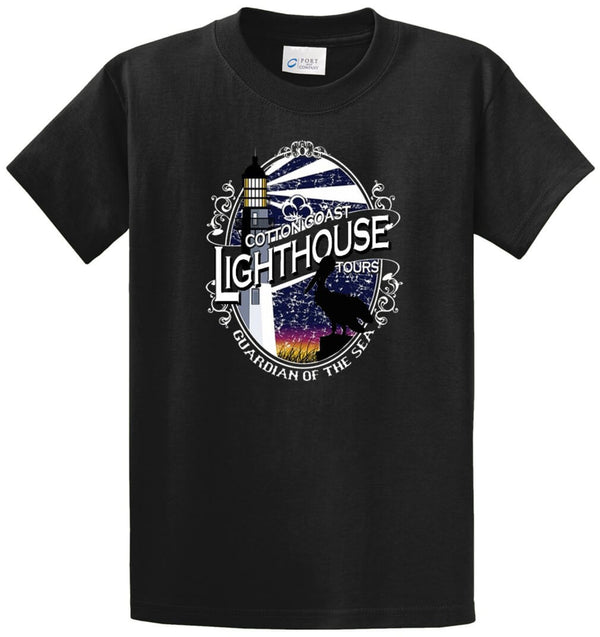Cotton Coast Lighthouse Tours Printed Tee Shirt