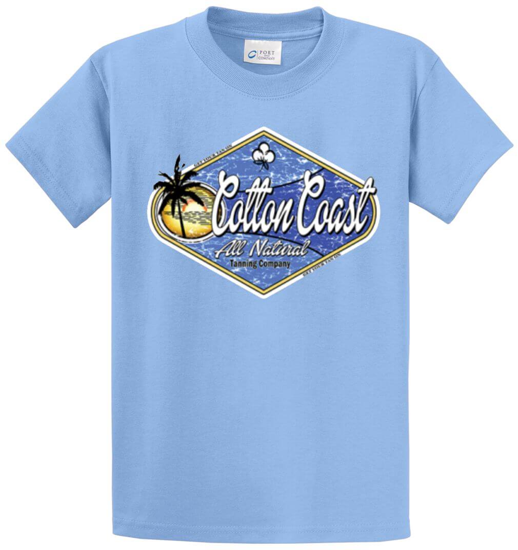 Cotton Coast All Natural Printed Tee Shirt-1