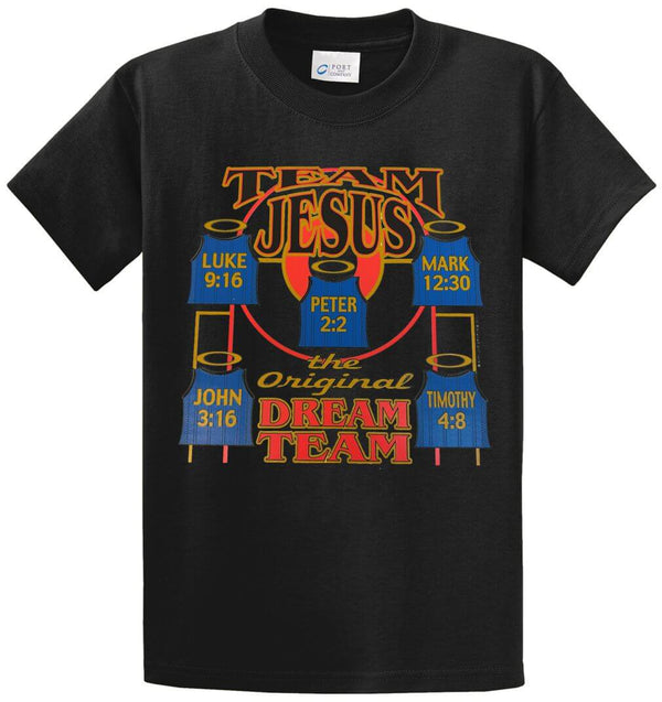Team Jesus Dream Team Printed Tee Shirt