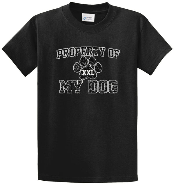 Property Of My Dog Printed Tee Shirt