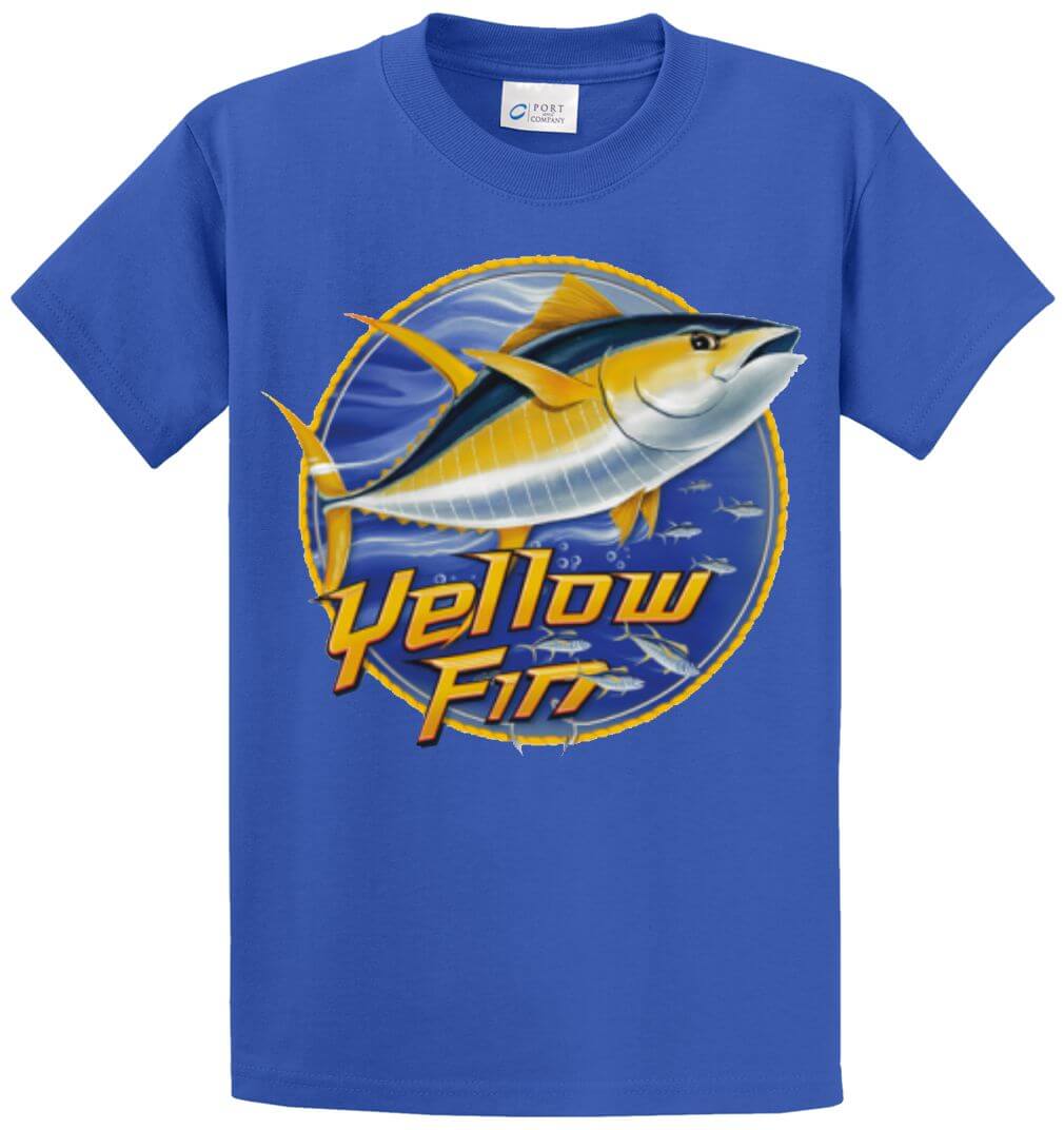 Yellow Fin Printed Tee Shirt-1