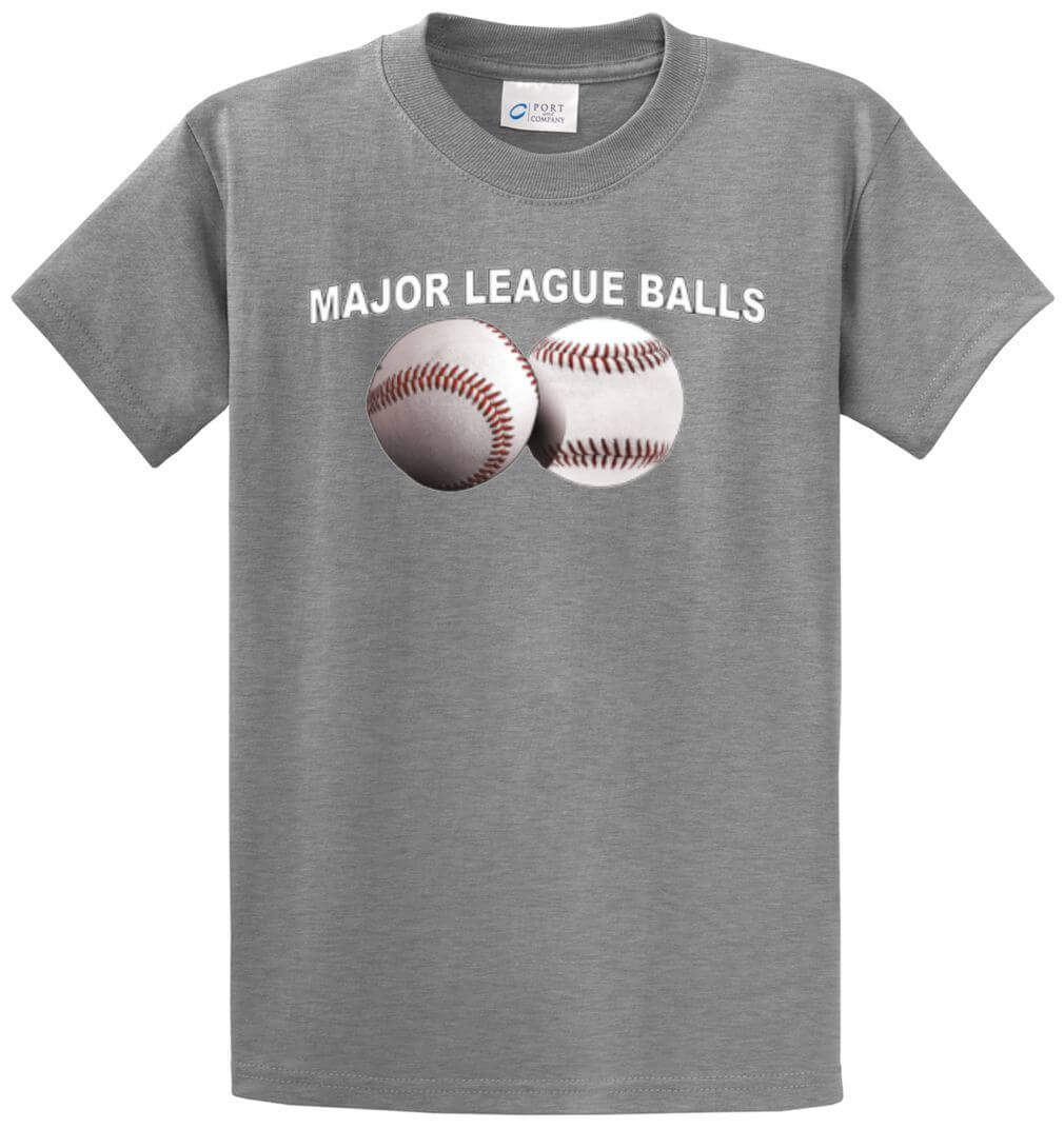 Major League Balls Printed Tee Shirt-1