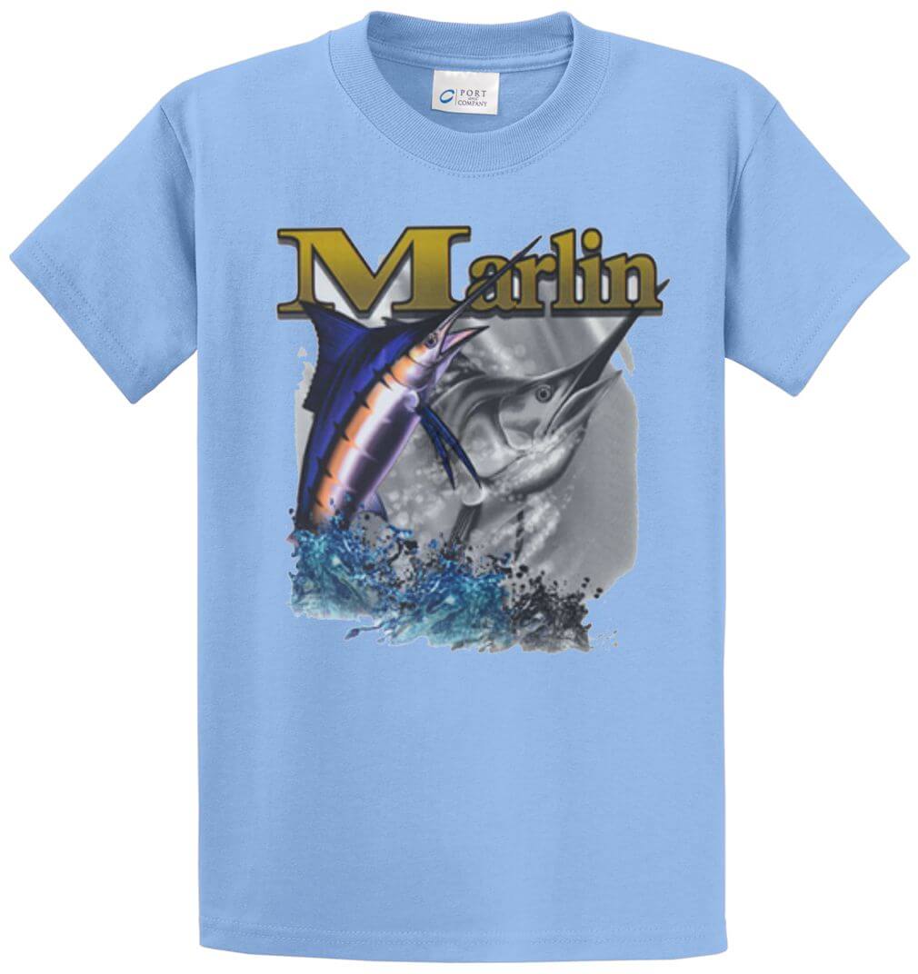 Marlin Printed Tee Shirt-1