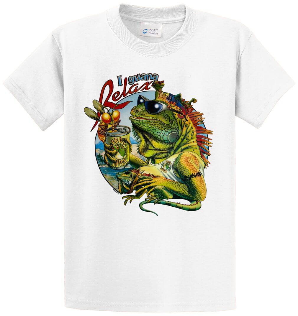 Iguana Relax Printed Tee Shirt-1