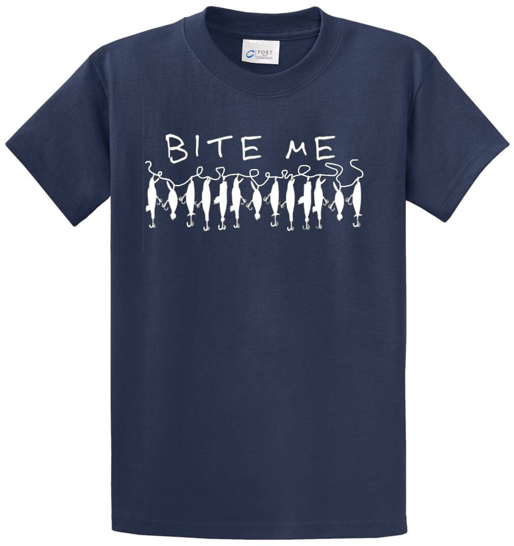 Bite Me - Lures Printed Tee Shirt-1