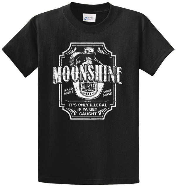 Moonshine Whiskey Printed Tee Shirt